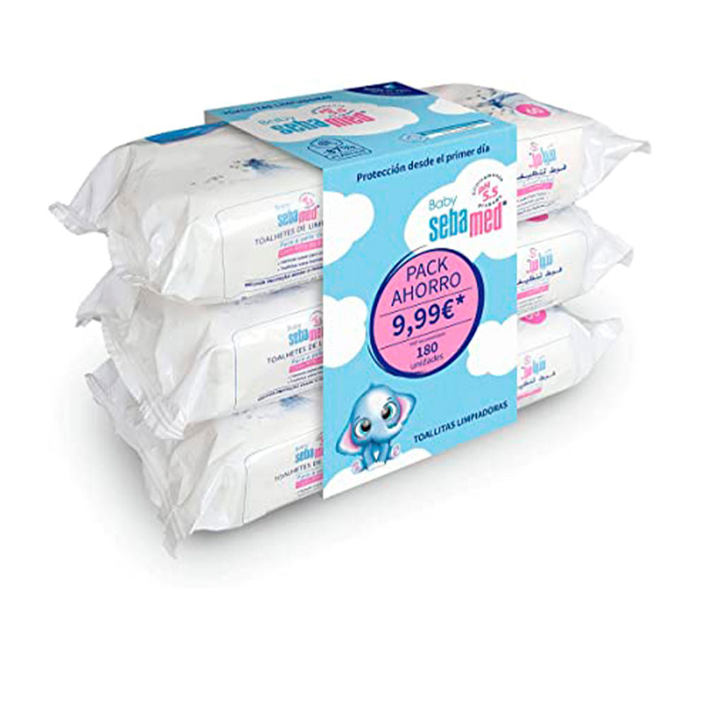 Sebamed BABY TOALLITAS LIMPIADORAS set 3 x 60 pz