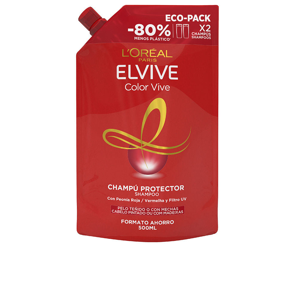 L'Oréal Paris ELVIVE COLOR-VIVE schampo skyddande påfyllning eco pack 500 ml