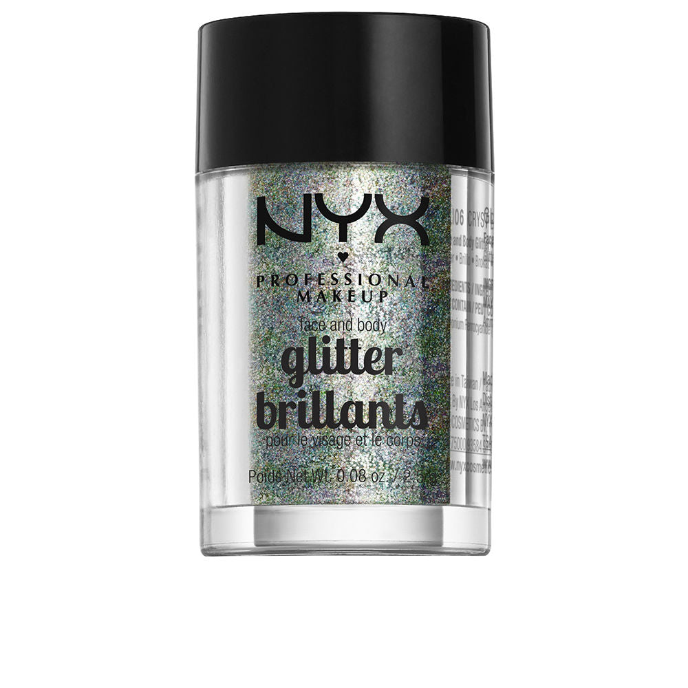 Nyx Professional Make Up GLITTER BRILLANTS face and body #crystal