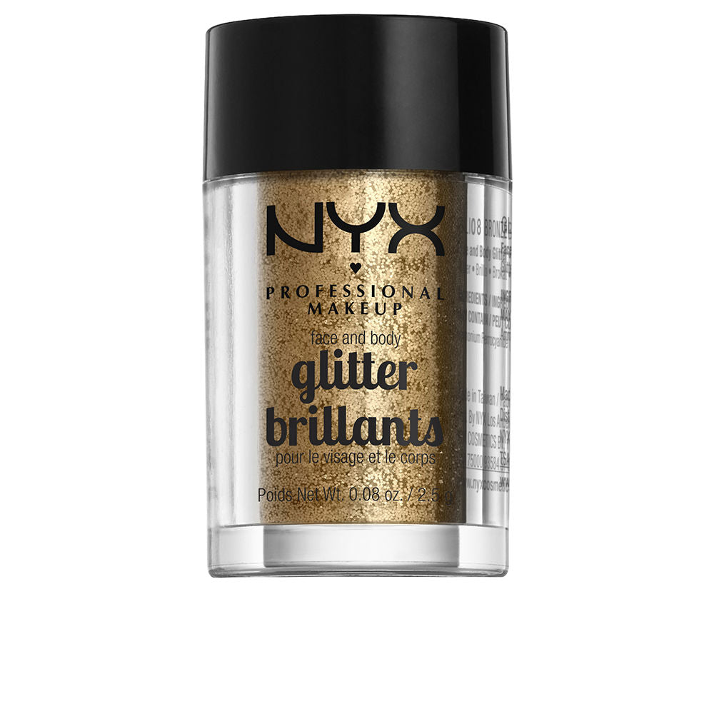 Nyx Professional Make Up GLITTER BRILLANTS face and body #bronze