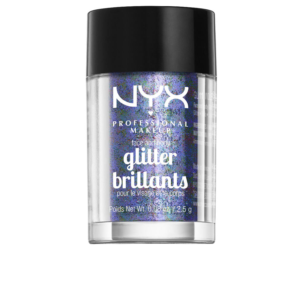 Nyx Professional Make Up GLITTER BRILLANTS face and body #violet