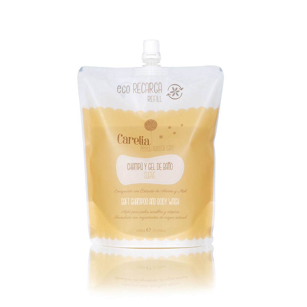 Carelia PETITS champú y gel de baño refill 600 ml