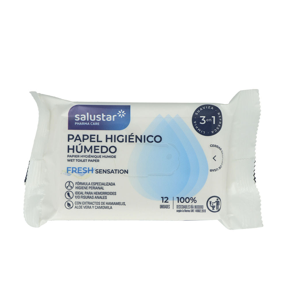 Salustar HIGIENE ANAL hemorroides y fisuras 100% natural 12 u