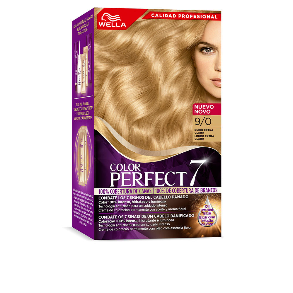 Wella Color Perfect 7 WELLA COLOR PERFECT 7 100% gray coverage #9/0-extra light blonde 6 u