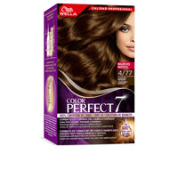 Wella Color Perfect 7 WELLA COLOR PERFECT 7 100% cobertura de canas #4/77-castaño aterciopelado