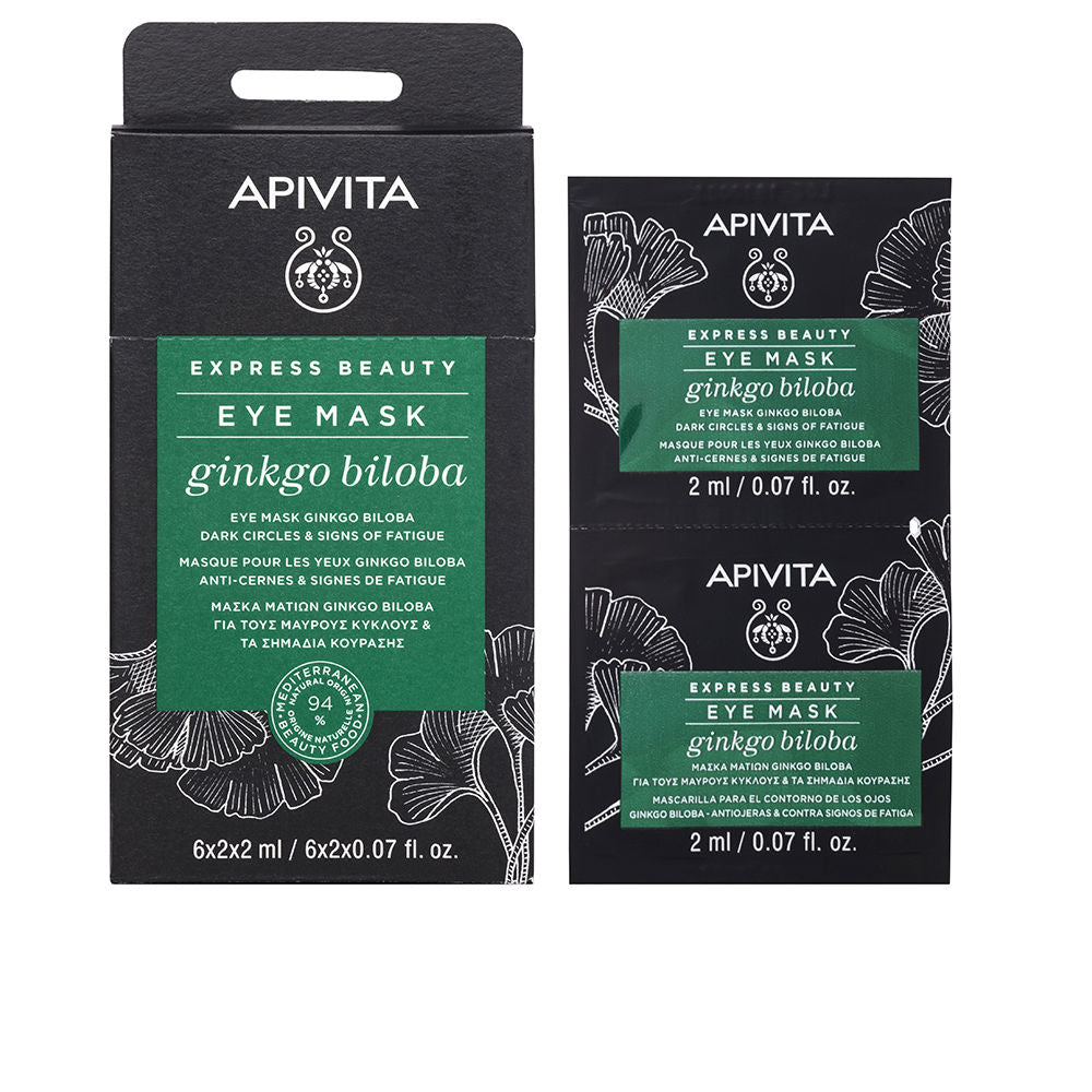 Apivita Express Beauty Mascarilla para el contorno de ojos, ojeras y signos de fatiga 2 x 2 ml