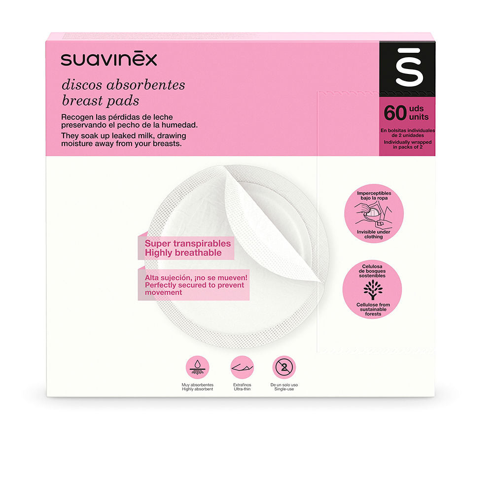 Suavinex DISCOS PROTEGESENOS nature 60 u