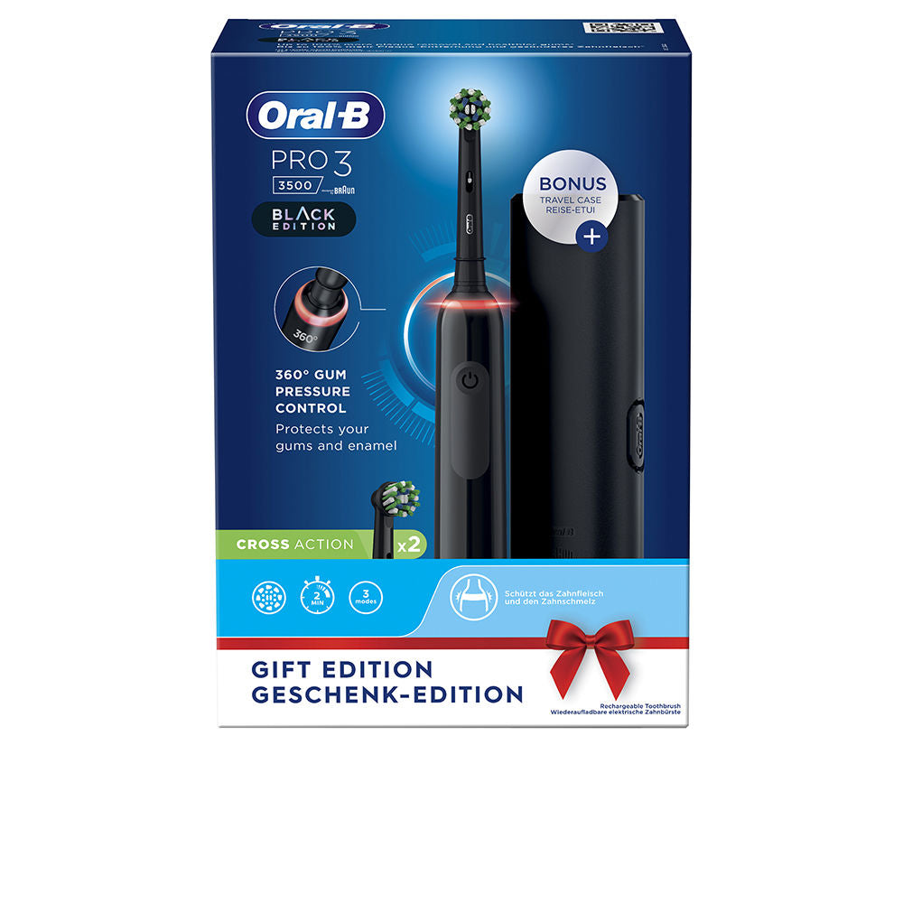 Oral-b PRO SERIES 3 BLACK ELECTRIC BRUSH PACK 2 pcs