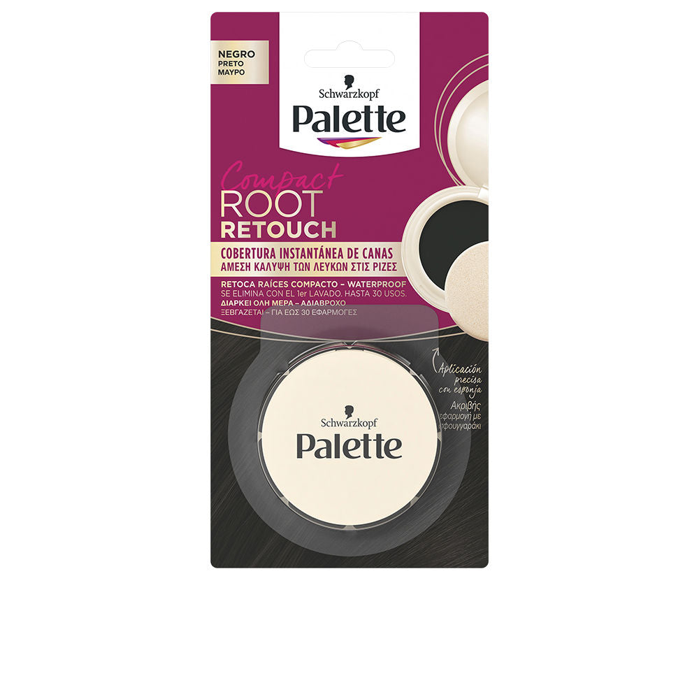 Palette ROOT RETOUCH COMPACT retouches roots #black 3 gr