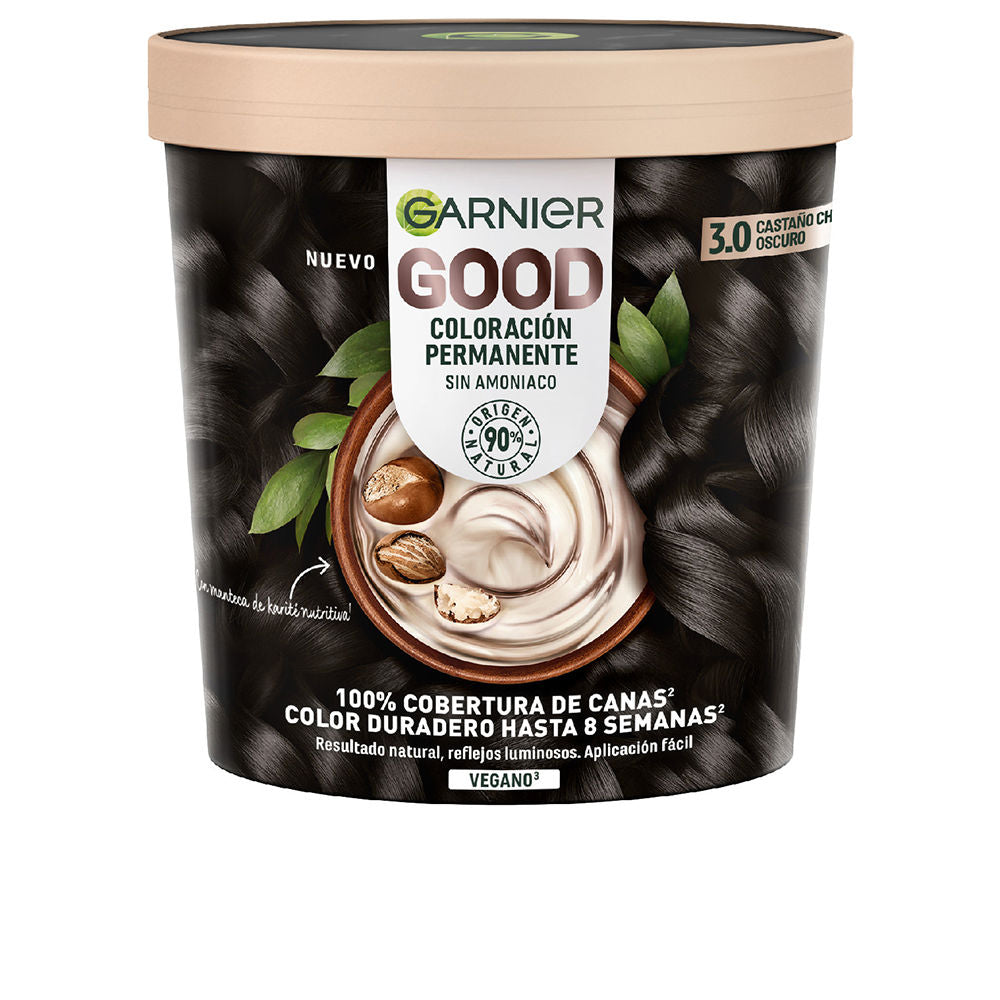 Garnier GOOD coloración permanente #3.0 castaño oscuro 217 ml