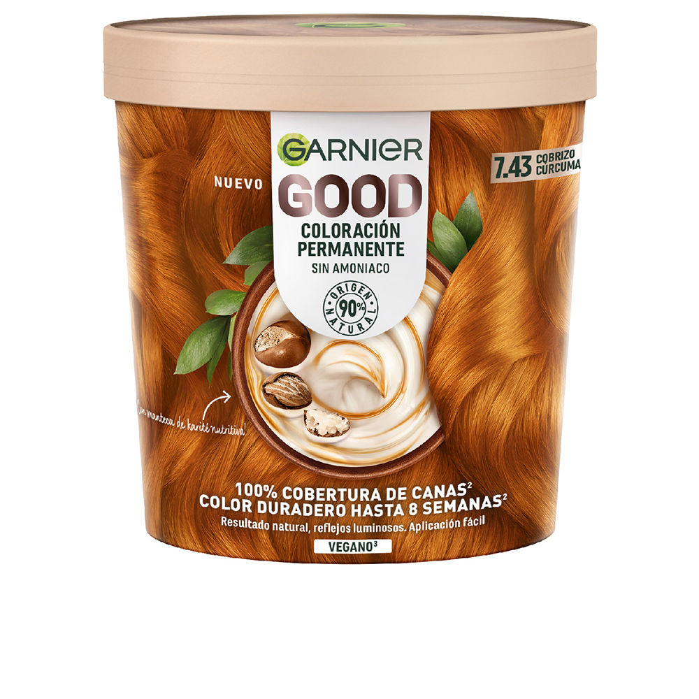 Garnier GOOD coloración permanente #7.43 cobrizo cúrcuma 217 ml