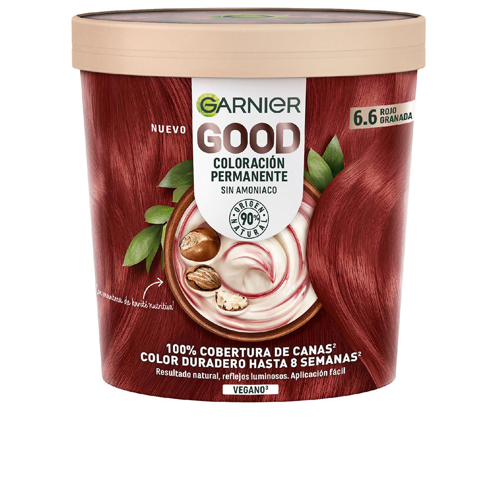 Garnier GOOD coloración permanente #6.6 rojo granada 217 ml