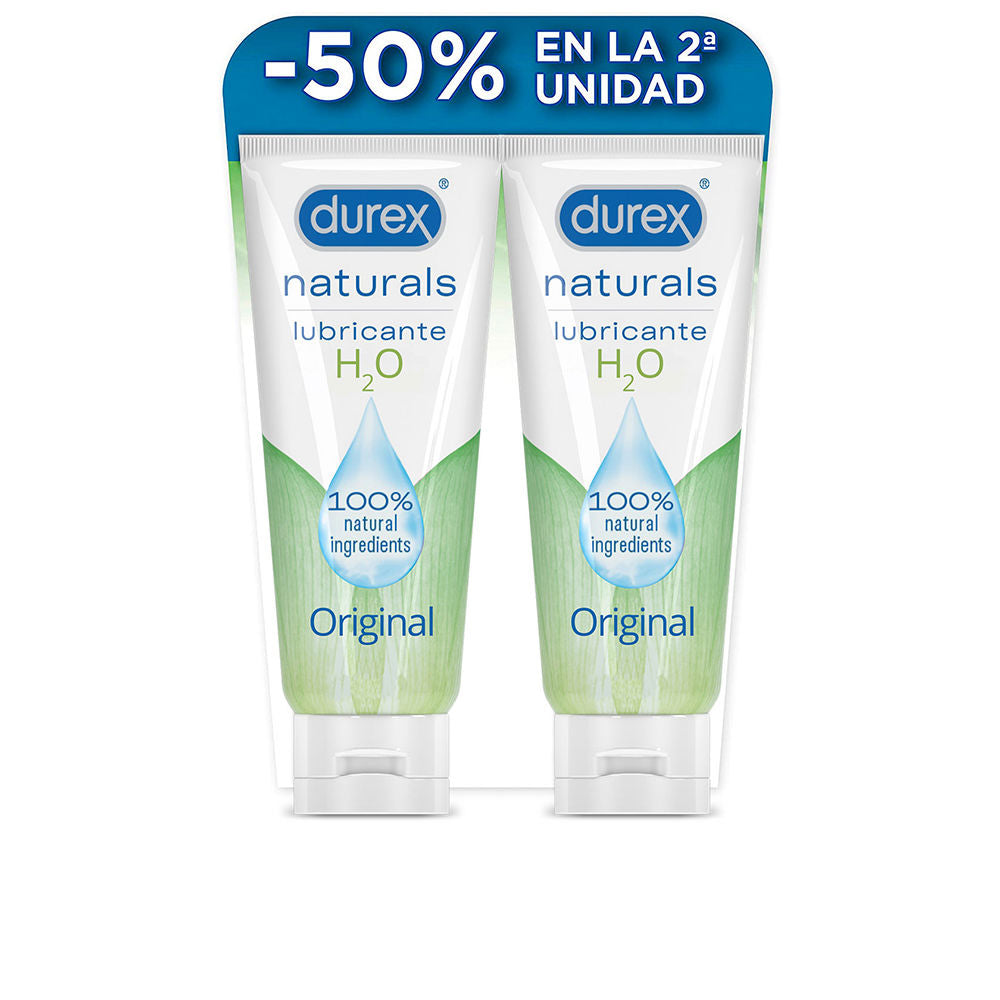 Durex NATURALS 100% NATURAL LUBRICANT GEL LOT 2 x 100 ml