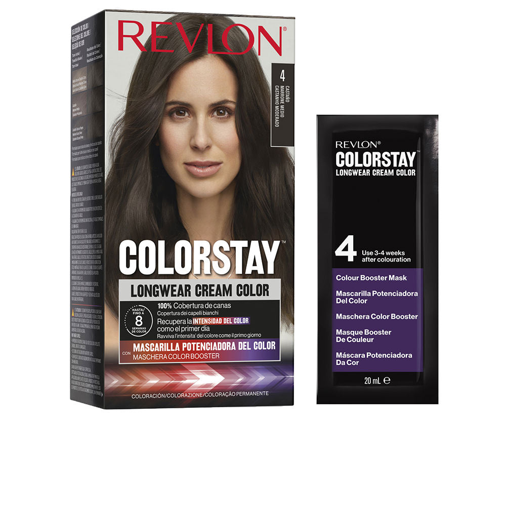 Revlon Mass Market COLORSTAY tinte color permanente #4-castaño 4 u