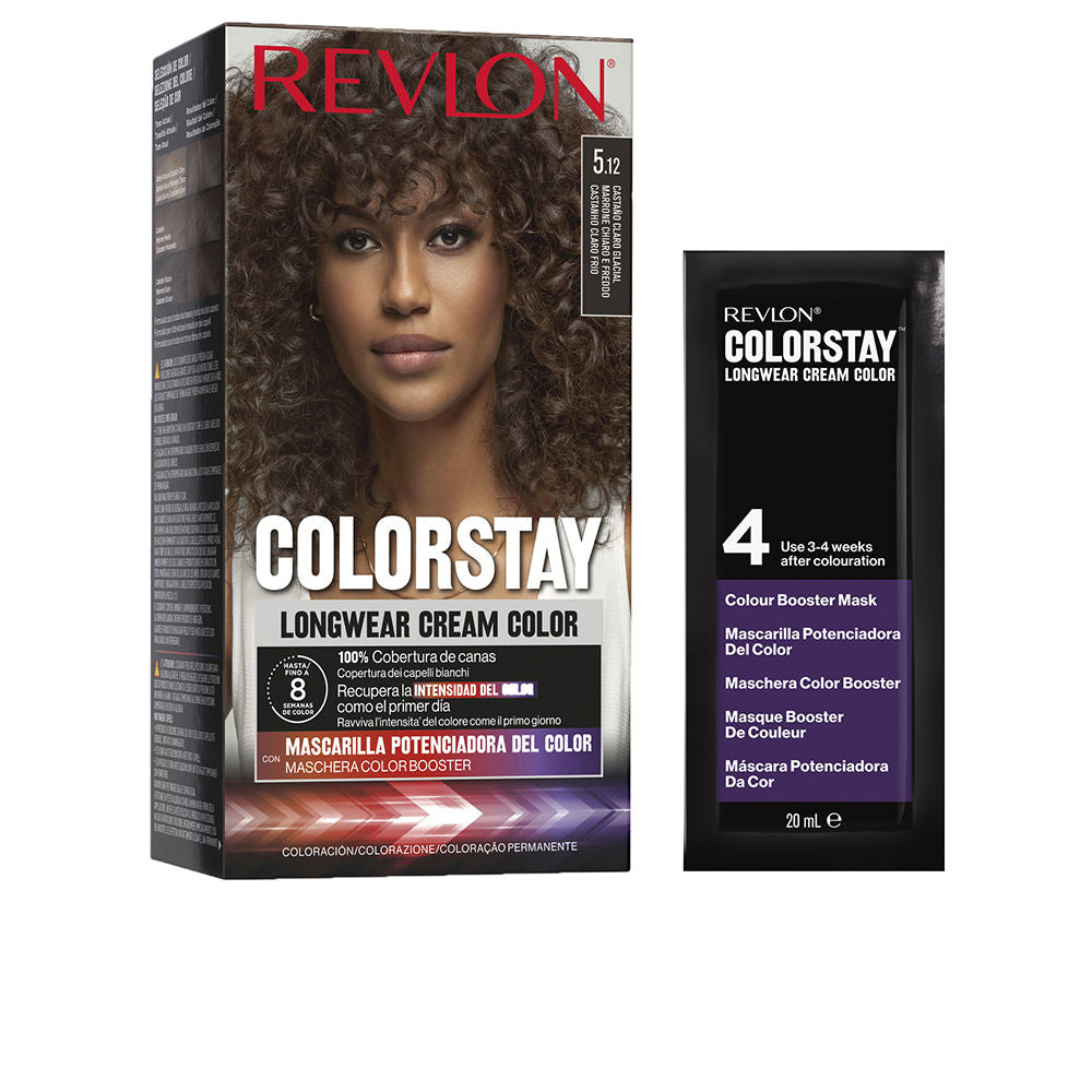 Revlon Mass Market COLORSTAY permanent hårfärg #5.12-glacial kastanj 4 u