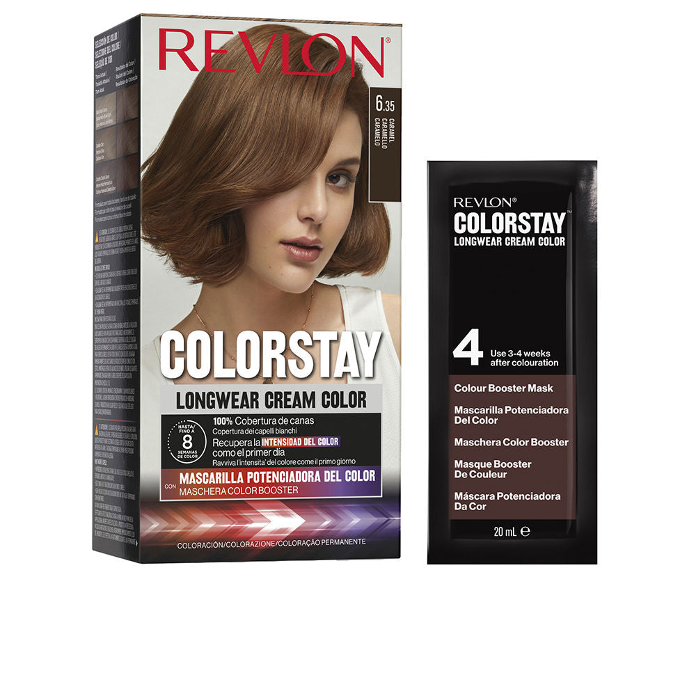 Revlon Mass Market COLORSTAY permanent färg #6.35-karamell 4 u