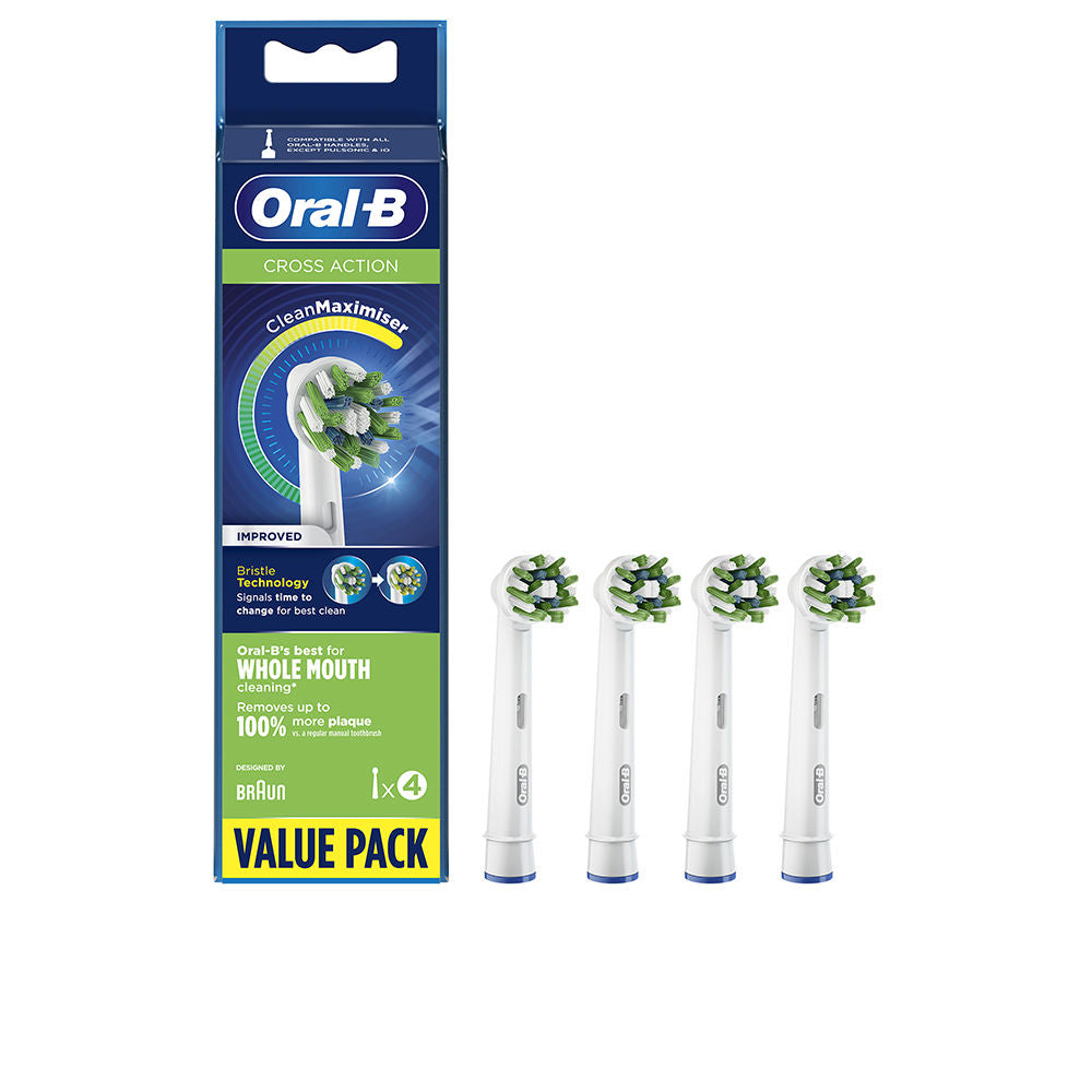 Oral-b CROSS ACTION heads #white 4 u