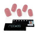 Nooves GEL NAILS dusty rose premium glam #cat eye 20 u