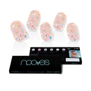 Nooves GEL NAILS peach galettes premium luxe #metallic 20 u