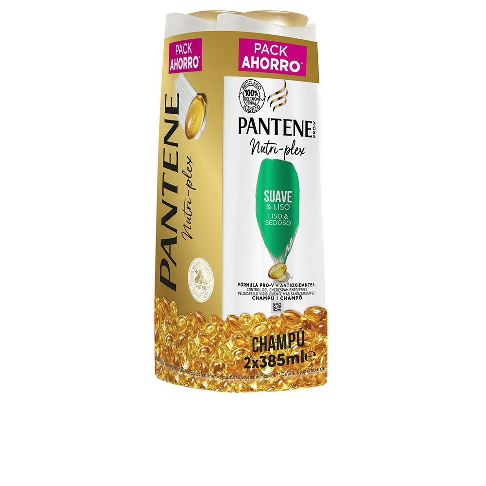 Pantene SOFT AND SMOOTH SHAMPOO LOT 2 x 385 ml