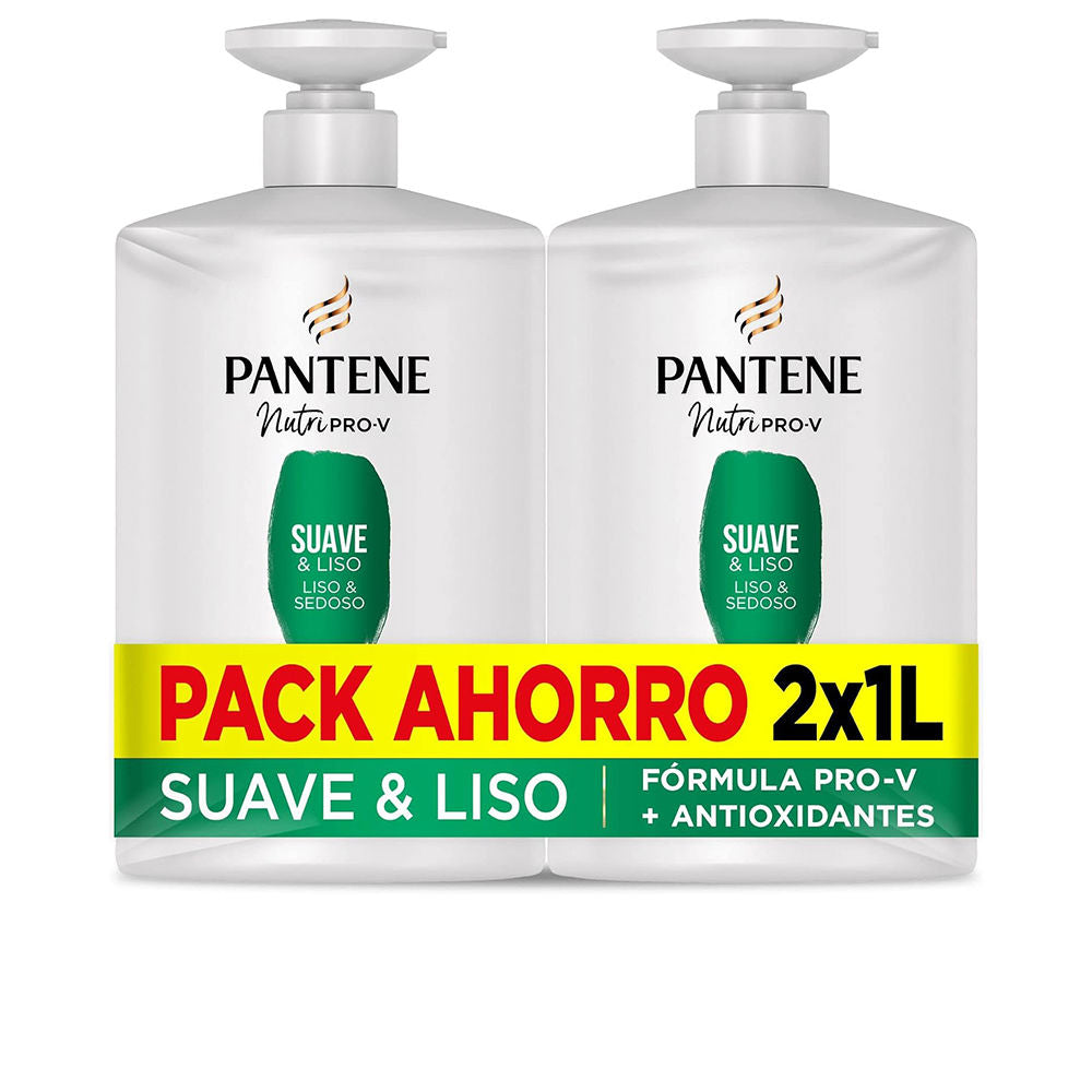 Pantene SOFT AND SMOOTH SHAMPOO LOT 2 x 1000 ml