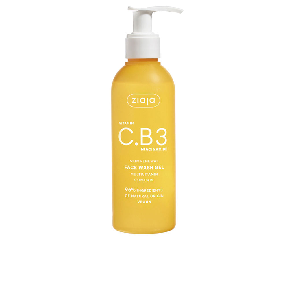 Ziaja VITAMIN C.B3 NIACINAMIDE facial cleansing gel 190 ml