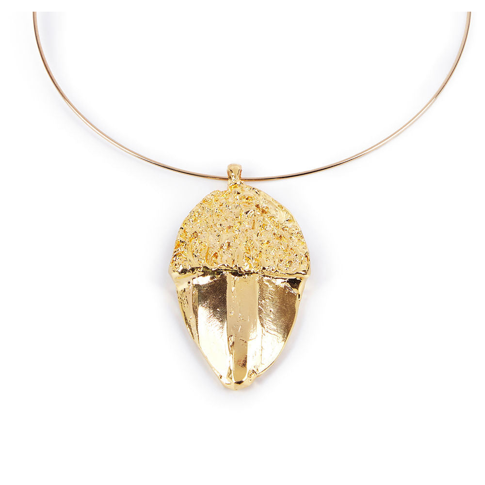 Shabama BELLOTA rigid necklace #shiny gold 1 u