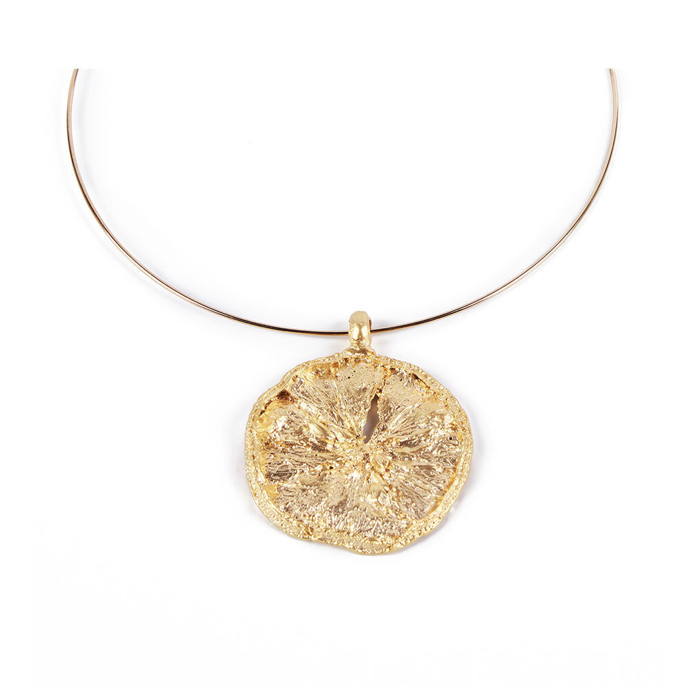 Shabama LIMA rigid necklace #shiny gold 1 u