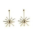 Shabama SUN earrings #shiny gold 1 u