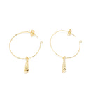 Shabama AGULLA earrings #gold glitter 1 u