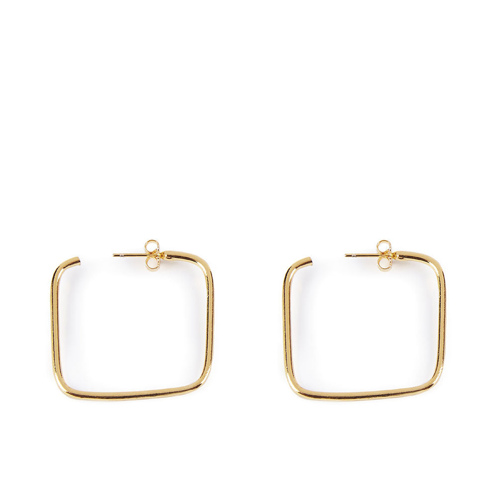 Shabama MOORE SQUARES earrings #shiny gold 1 u