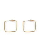 Shabama MOORE SQUARES earrings #shiny gold 1 u