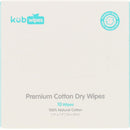 Kubwipes 100% natural cotton MINIBOX WIPES 10 u