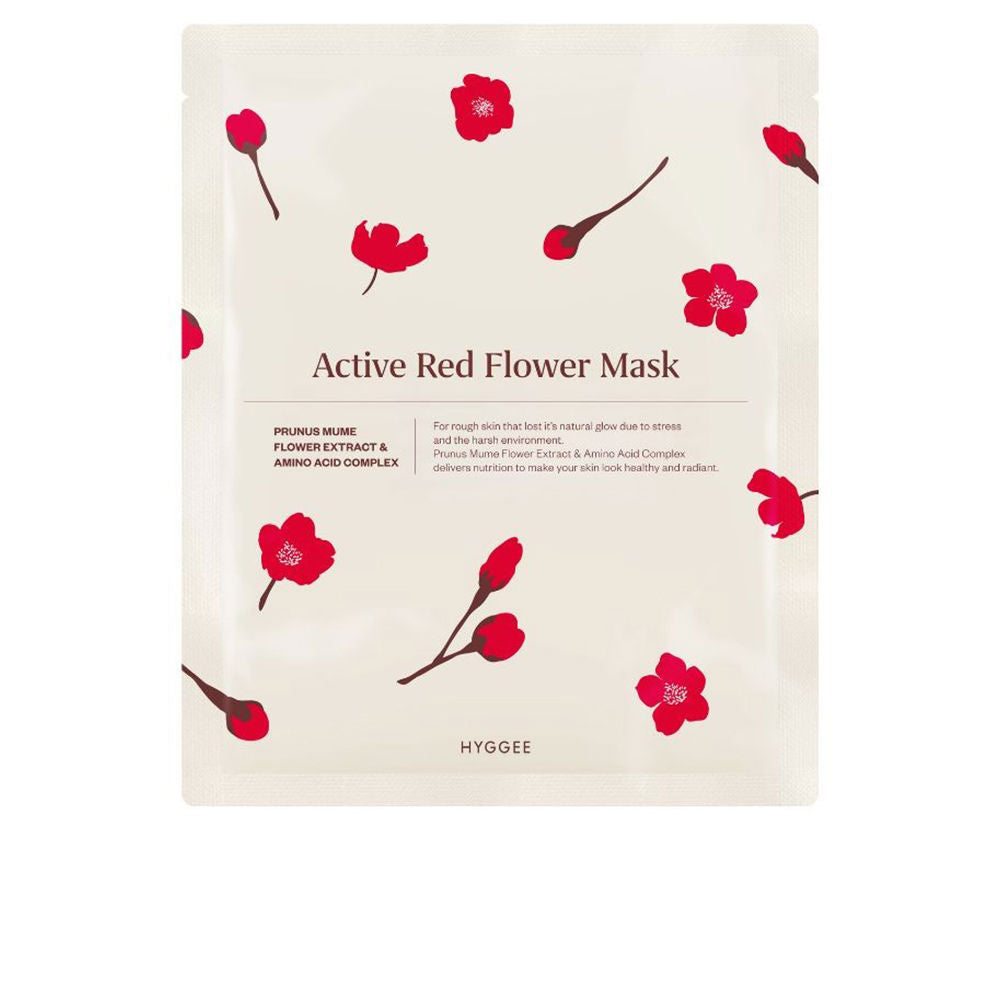 Hyggee ACTIVE RED flower mask 35 ml