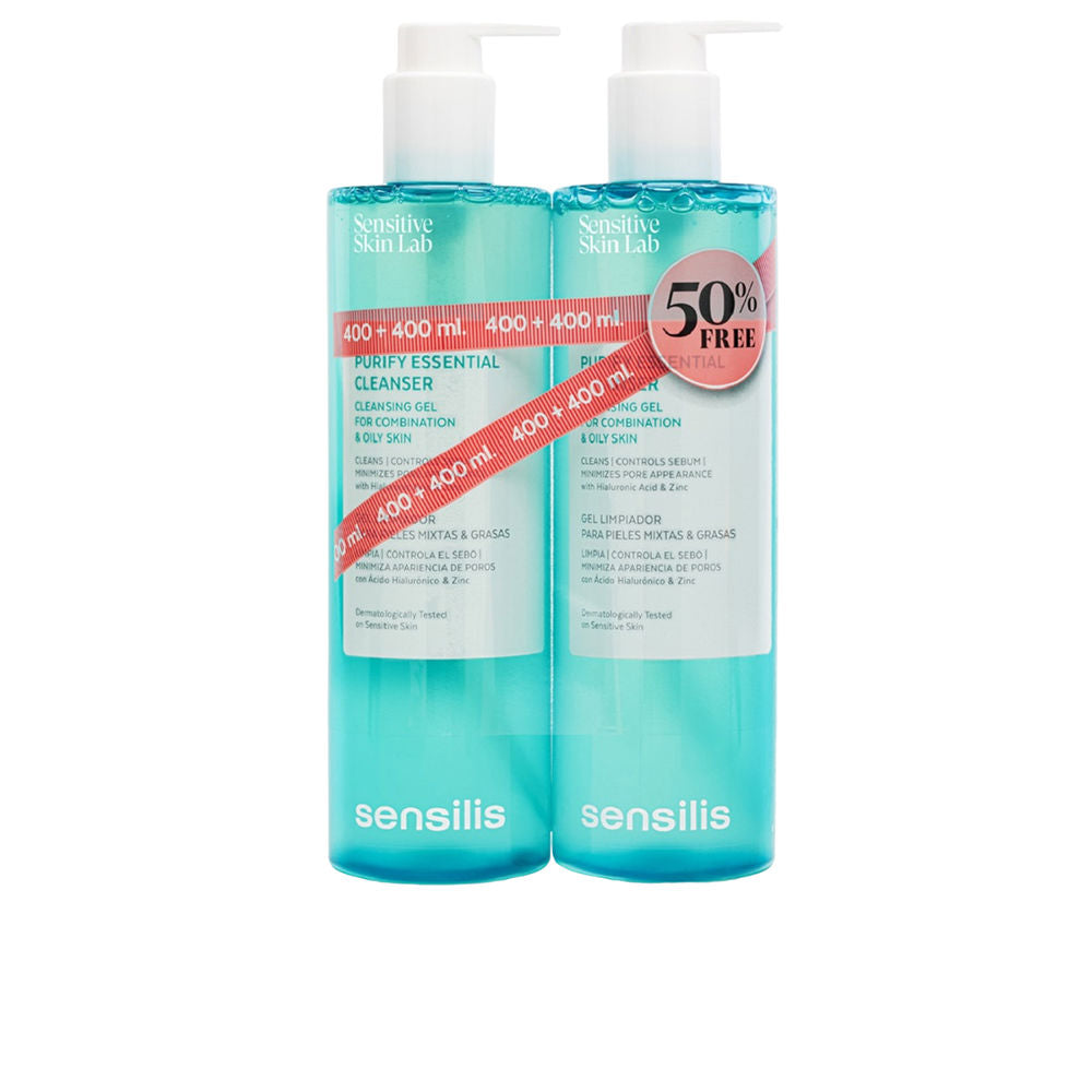 Sensilis PURIFY ESSENTIAL CLEANSER cleansing gel 2 x 400 ml