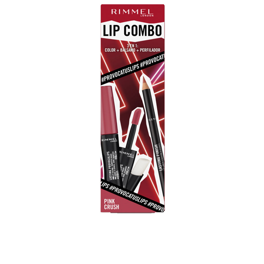 Rimmel London LIP COMBO PROVOCALIPS LOT #Pink crush 2 u