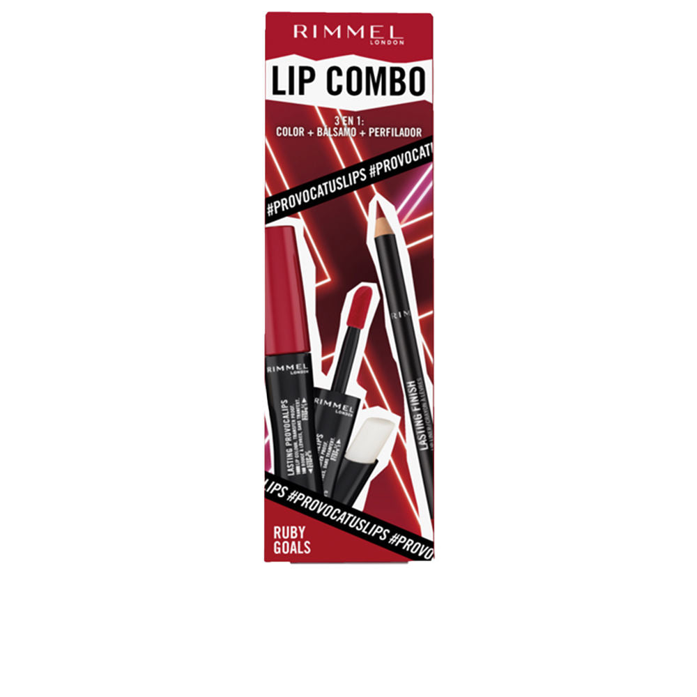 Rimmel London LIP COMBO PROVOCALIPS LOT #Ruby goals 2 u