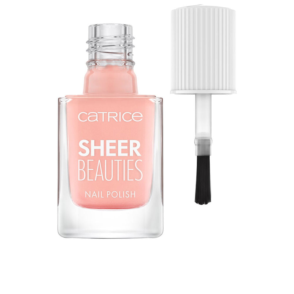 Catrice SHEER BEAUTIES nail polish #050-peach for the stars 10,5 ml