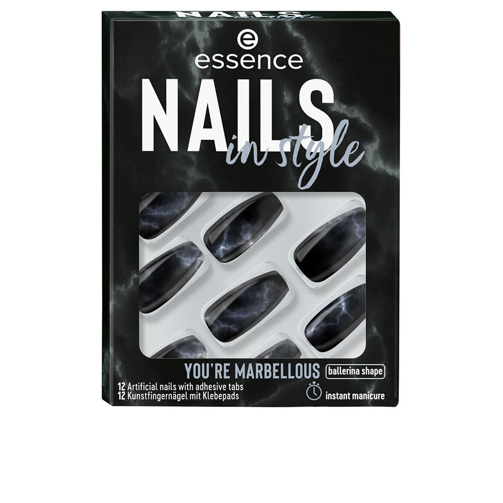 Essence NAILS IN STYLE artificial nails #17-you&#39;re marbellous 12 u