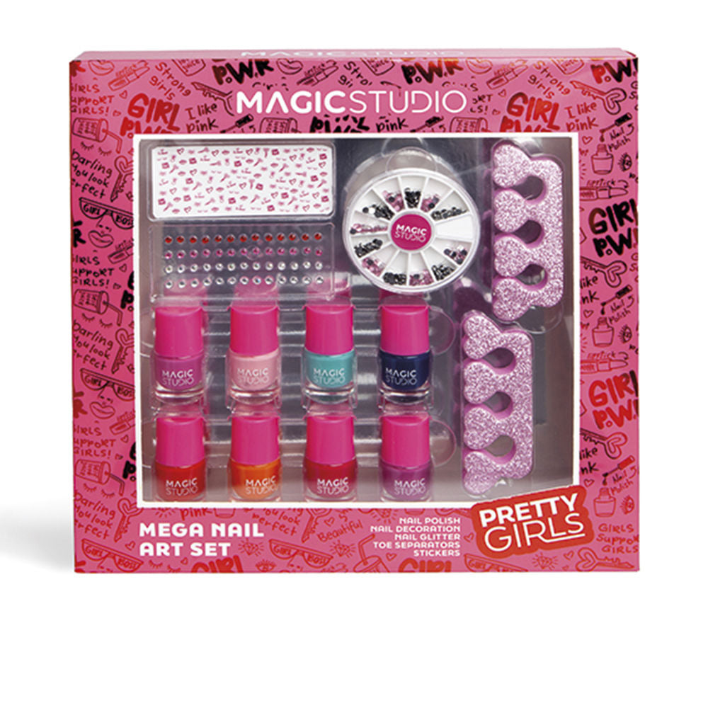 Magic Studio PRETTY GIRLS MEGA NAIL ART LOT 13 pcs