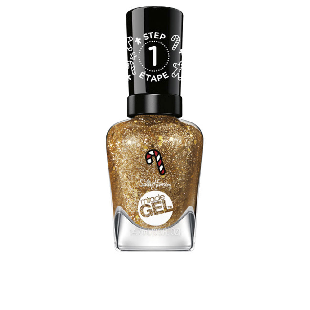 Sally Hansen MIRACLE GEL nail polish #914-less bitter, more glitter 14.7 ml