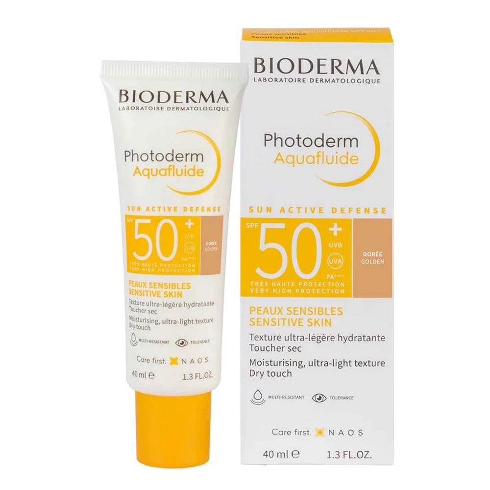 Bioderma PHOTODERM aquafluide SPF50+ #gold 40 ml