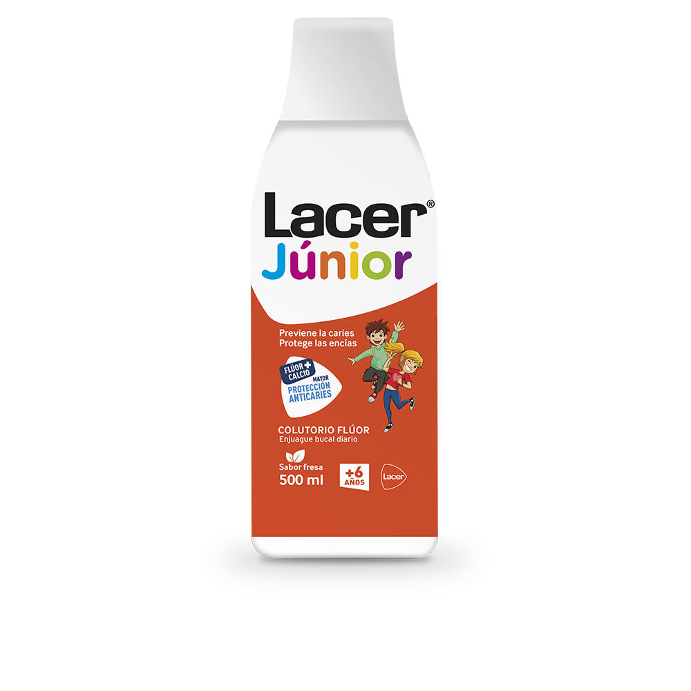 Lacer FLUOR daily mouthwash strawberry 0.05% 500 ml