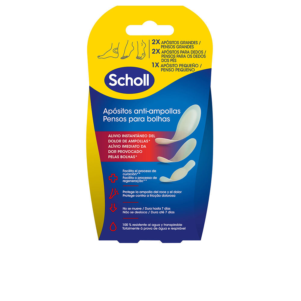 Scholl Anti-blister DRESSINGS assortment 5 units