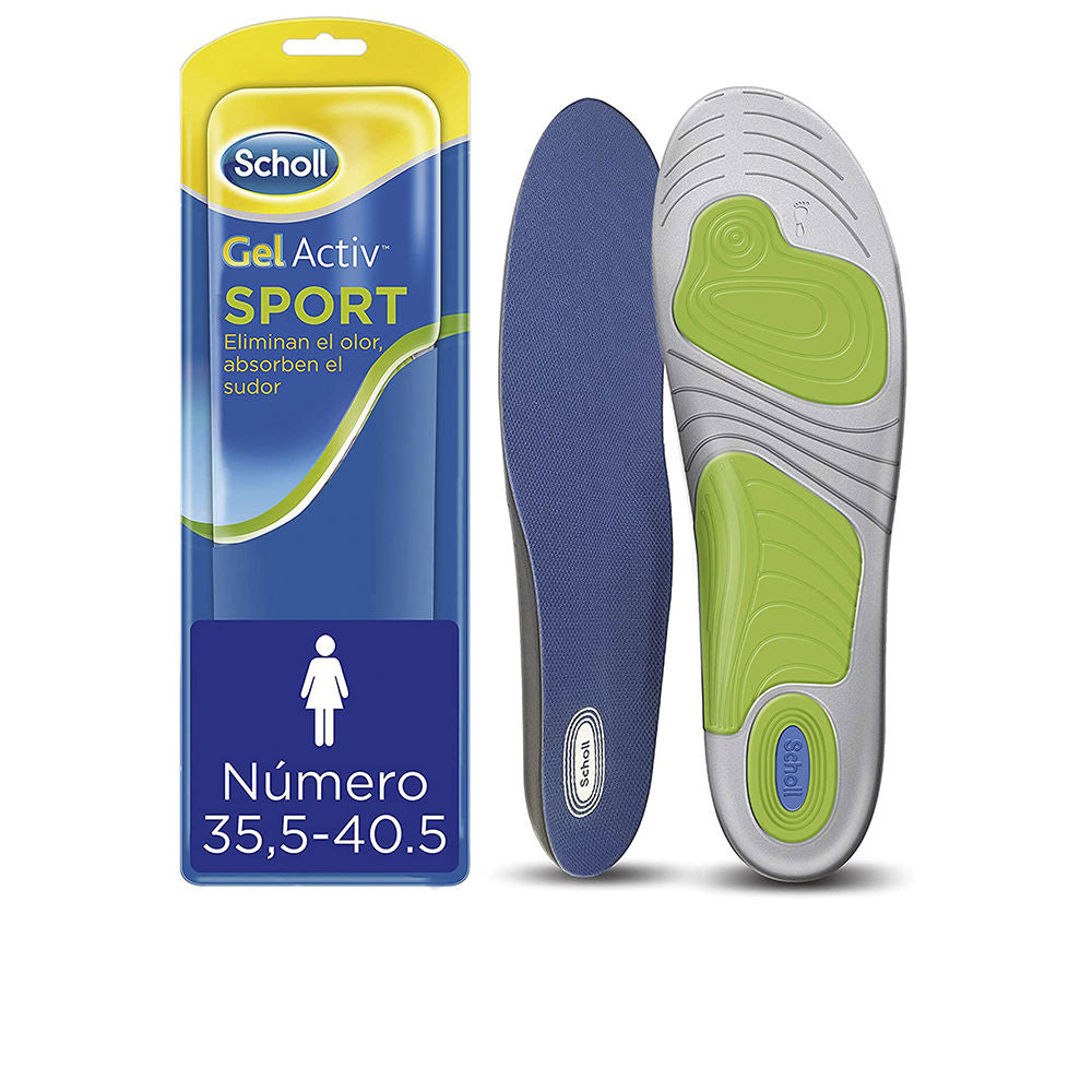 Scholl GEL ACTIV SPORT women&#39;s insoles cushioning and odor absorption #Size 35.5-40.5 1 u