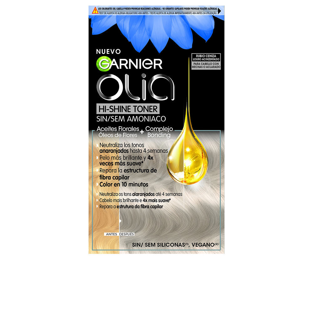 Garnier OLIA HI SHINE TONER semi-permanent color neutralizer #9.1 ash blonde 3 pcs