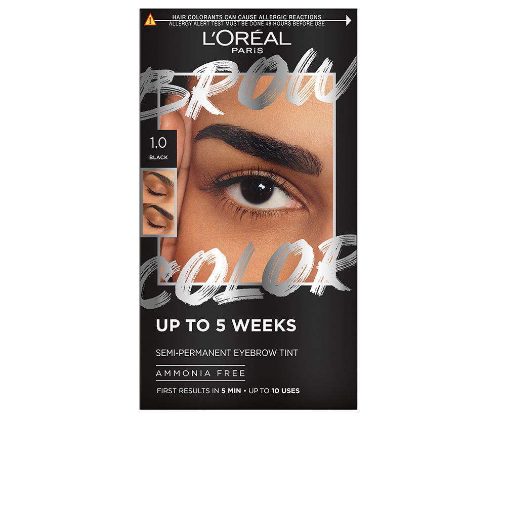 L'Oréal Paris BROW COLOR ögonbryn färg #1.0-black 4 u