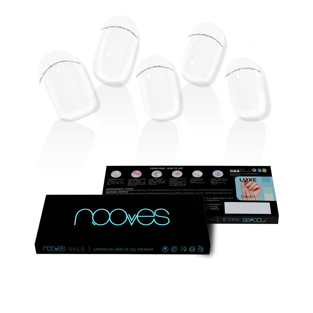 Nooves Premium French #Luxe GEL NAIL SHEETS 20 units