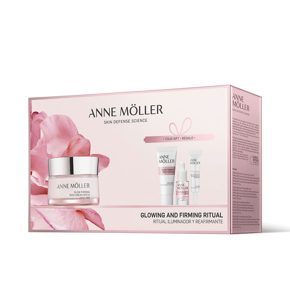 Anne Möller STIMULÂGE ILLUMINATING AND FIRMING RITUAL FOR DRY SKIN CASE 4 pcs