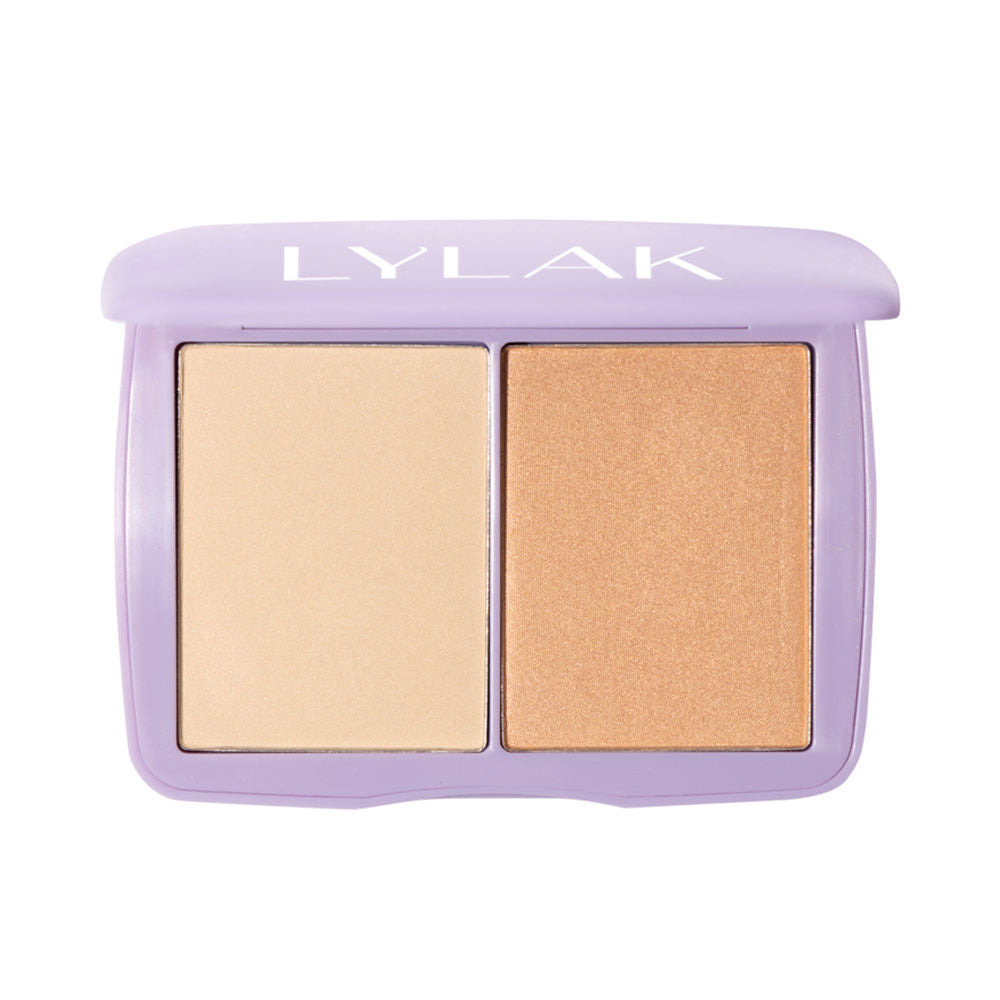 Lylak ONLY GOOD VIBES illuminating powder duo #Holidays 16 gr